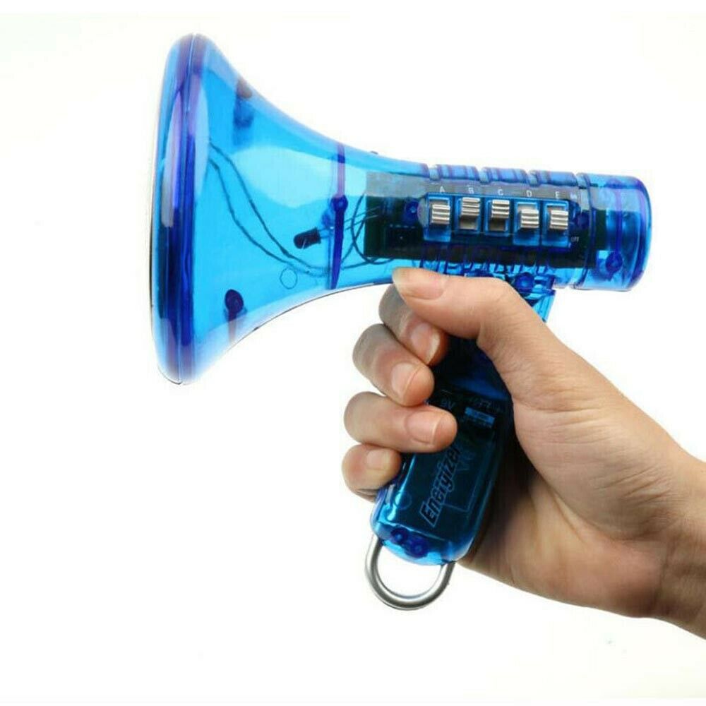 Voice Changer Robot Tien Verschillende Geluiden Van Interessante Hoge En Lage Geluiden Mplifies Effecten Megafoon Met Led Licht Speelgoed