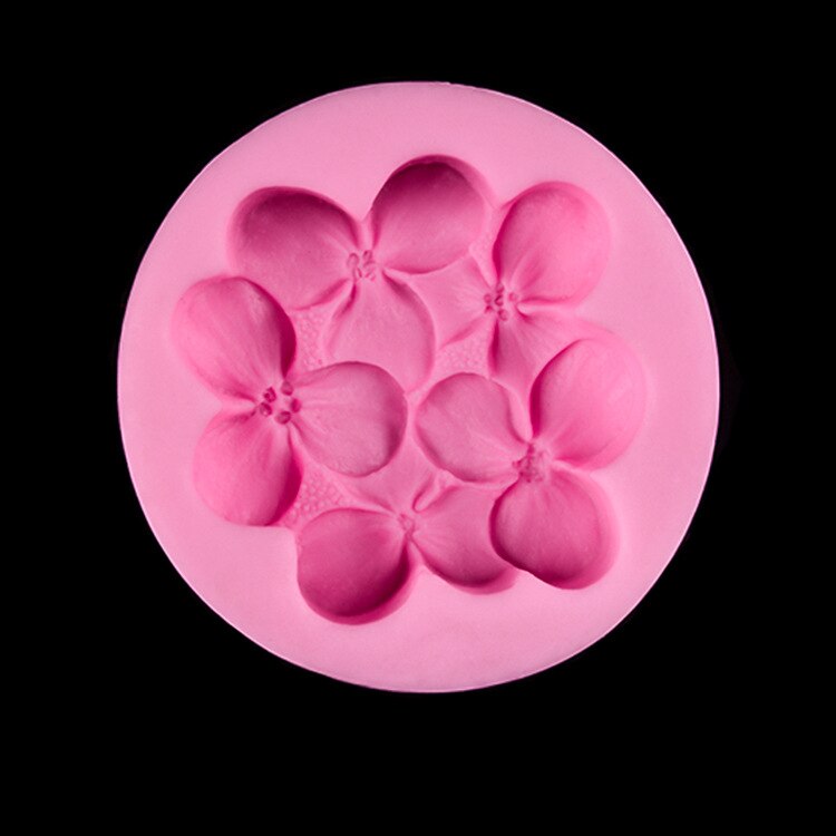 3d silikone fondant form sukker kunst chokolade form blomst kronblad form sæbe form kage dekorationsværktøj  e804
