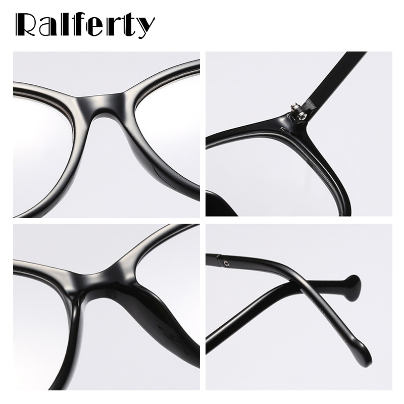 Ralferty Jahrgang Klar Brille Rahmen Frauen Transparente Gläser Brillen Optik Myopie Rezept Brillen lunette de vue F95169