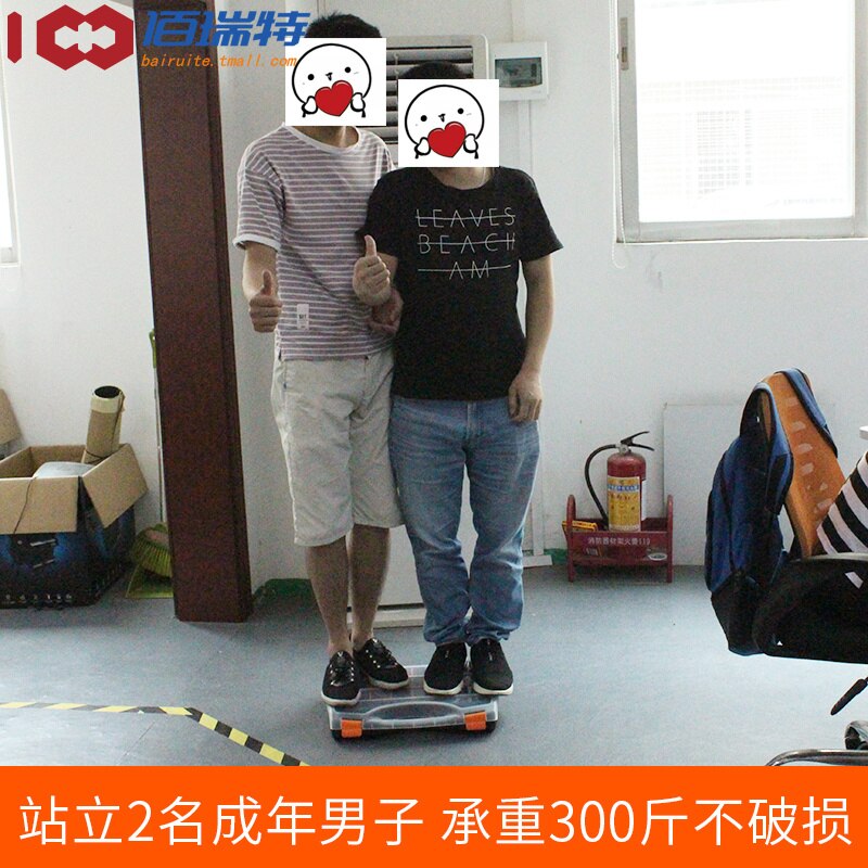 Screw Plastic Tool Case Impact Resistant Suitcase Compact Tool Kit with Storage Case Dividers Boite A Outils Home Repair DK50TB