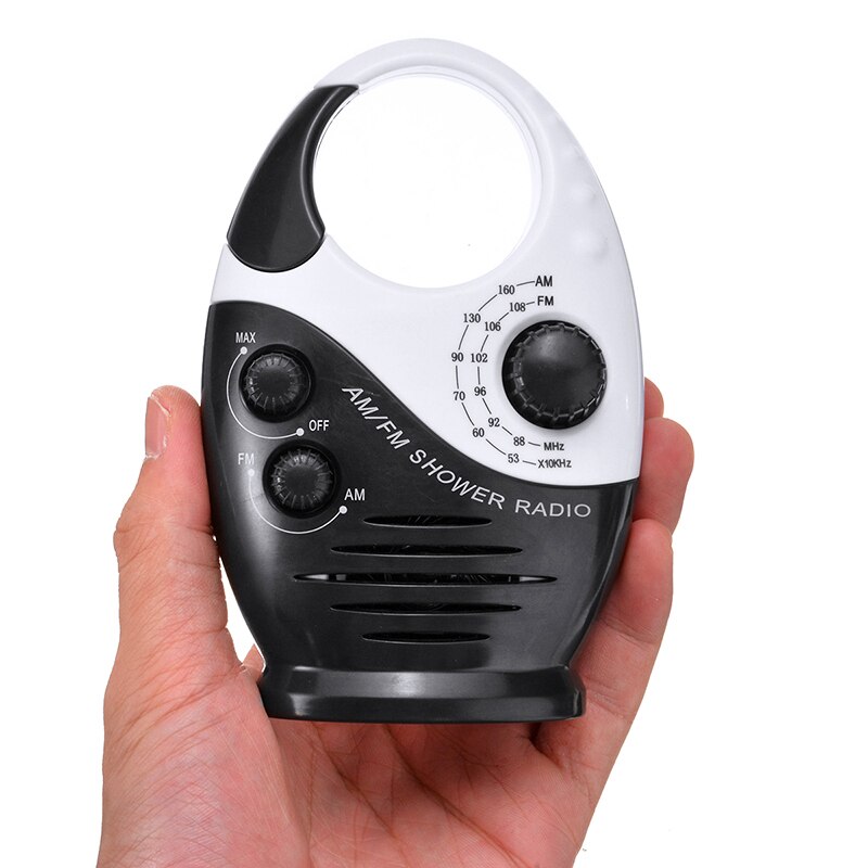 1 Pc Badkamer Speaker Verstelbare Volume Muziek Opknoping Waterdichte Draagbare Handvat Mini Douche Radio Am Fm