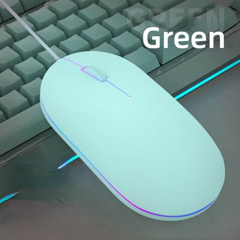 Mały uroczy przewodowa mysz ergonomiczna konstrukcja myszy USB 1600 DPI optyczny kreatywny komputer Mause na PC Laptop