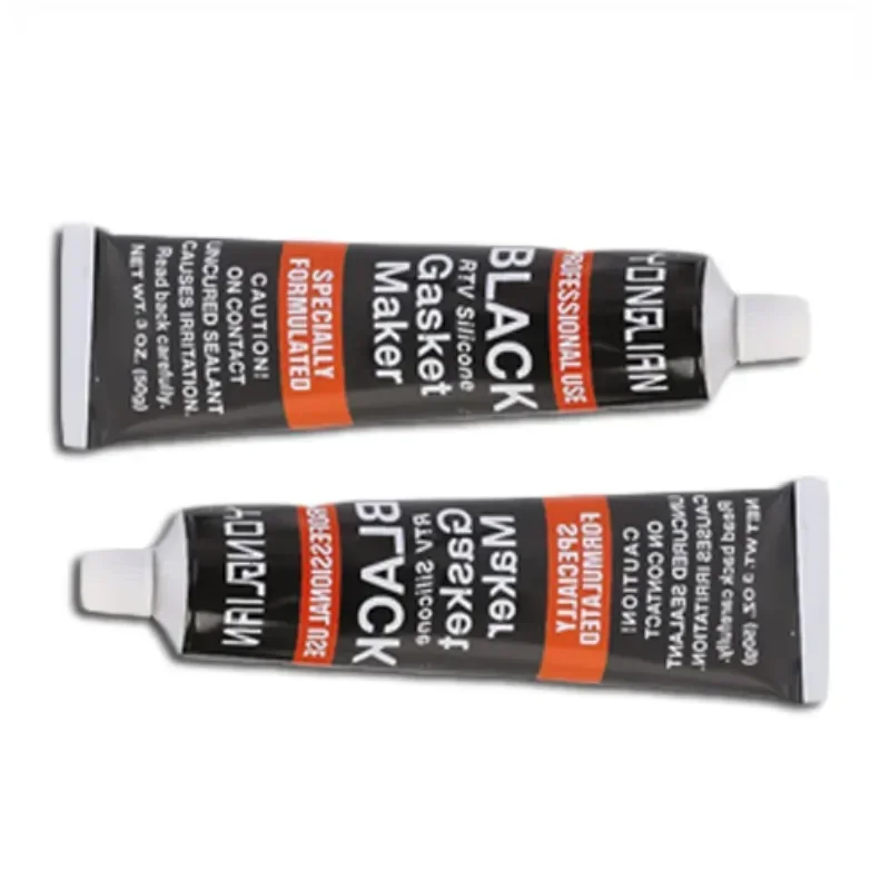 Car Sealant High Temperature Engine Silicone Repair Glue Waterproof Oil-resistant Black Liquid Gasket Sealer Car Sealant: WHITE