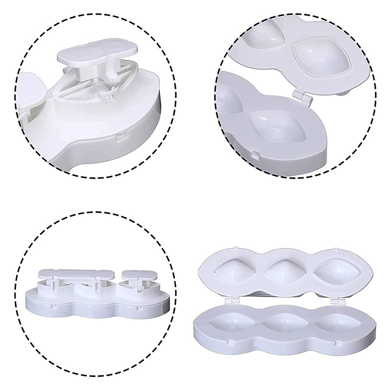 Stampo per polpette in plastica, creatore di polpettone strumenti per la stampa stampo fai-da-te cucina polpette ripiene fatte in casa creatore per tariffa crostate fritte