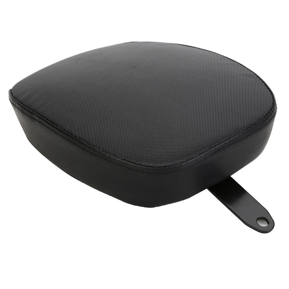 Motorrad Schwarz Leder Hinten Sozius Sitz Pad Für Harley Sportster XL1200 883 72 48