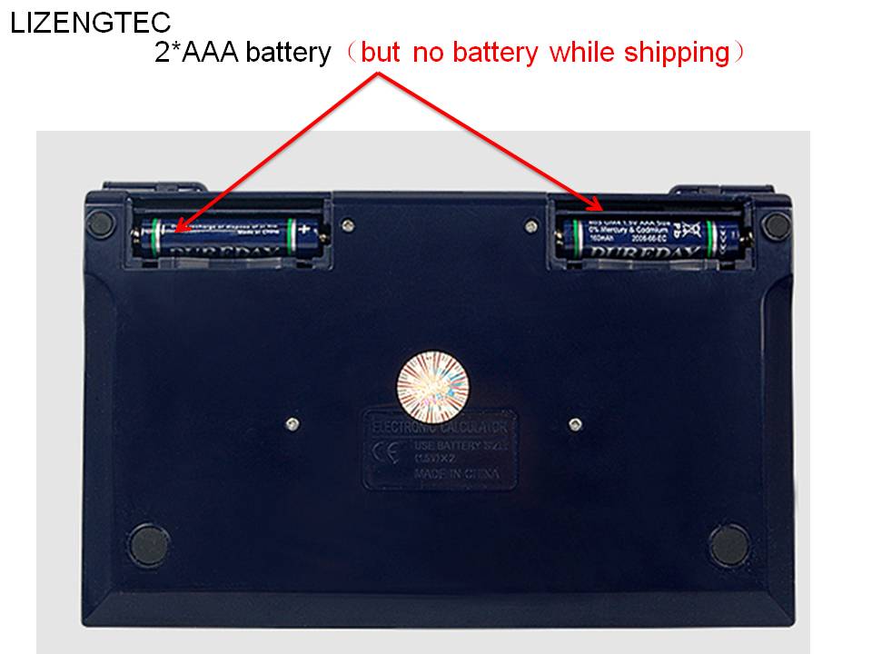 Business Finance Batterij met wekker 12 Digit Grote Knop Vouwen Elektronische Rekenmachine