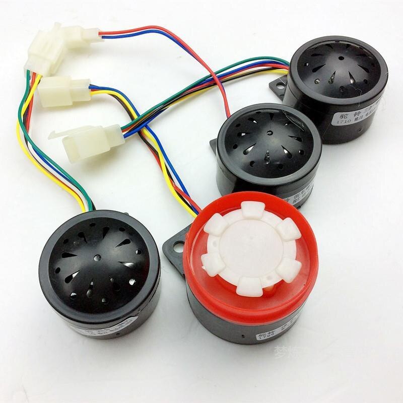 Elektrisk trehjulssykkel og firehjulet elektrisk scooterhorn ,12v 48-60v universell 4 i 1 bakover stemmeshorn med 6 ledninger