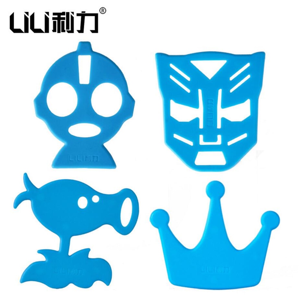 18pcs Stencil Haircut Styling Model for Electric Carving Hair Trimmer Clipper Rechargeable Barber Lettering Styling Accessories