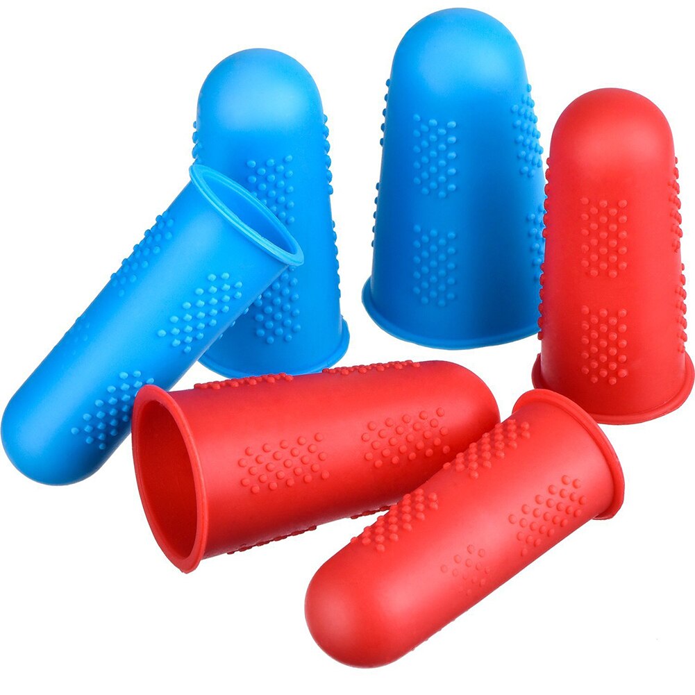 3/5/12Stck Silikon Fingerlinge Schutz Hülse Abdeckung Anti-schneiden Anti-Unterhose Wärme Beständig Finger Handschuhe Heimat Küche Kochen Werkzeug