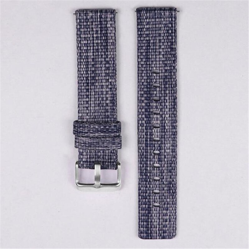Pulseira de pulseira de lona de luxo para xiaomi huami amazfit gts relógio inteligente banda pulseira esporte substituição para largura 20mm: A