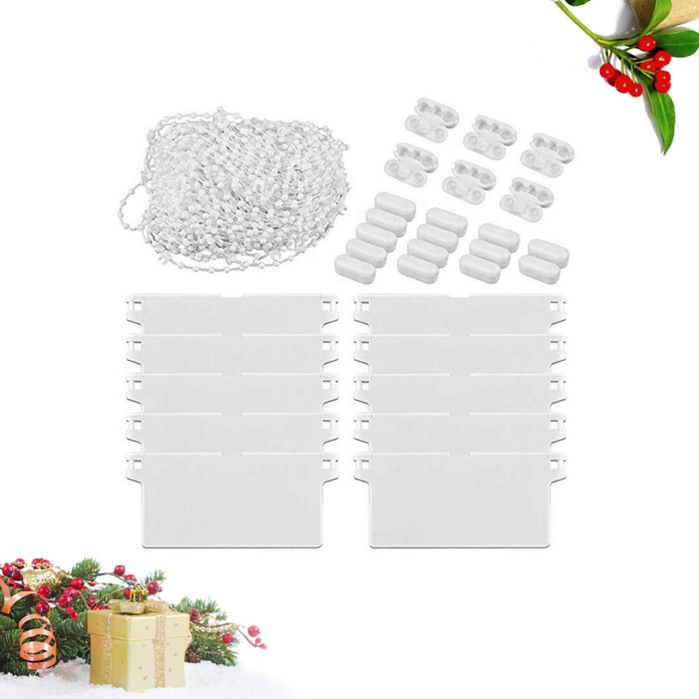 Vertical Blinds Curtain Accessories Set Rolling Louver Blinds Parts Curtain Kit Bottom Plate Blind Bead Connector Clips