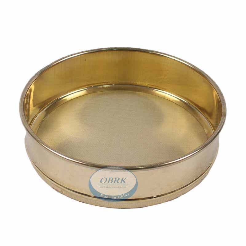 8Inch Brass Frame Test Sample Sieves Mesh Sieve Standard Test Sieves ASTM Precision Electroformed Sieves Analysis Sieve