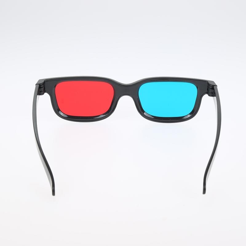5pcs Black Frame Red Blue 3D Glasses Home Theater Immersive Experience For Dimensional Anaglyph Movie TV DVD Game Video