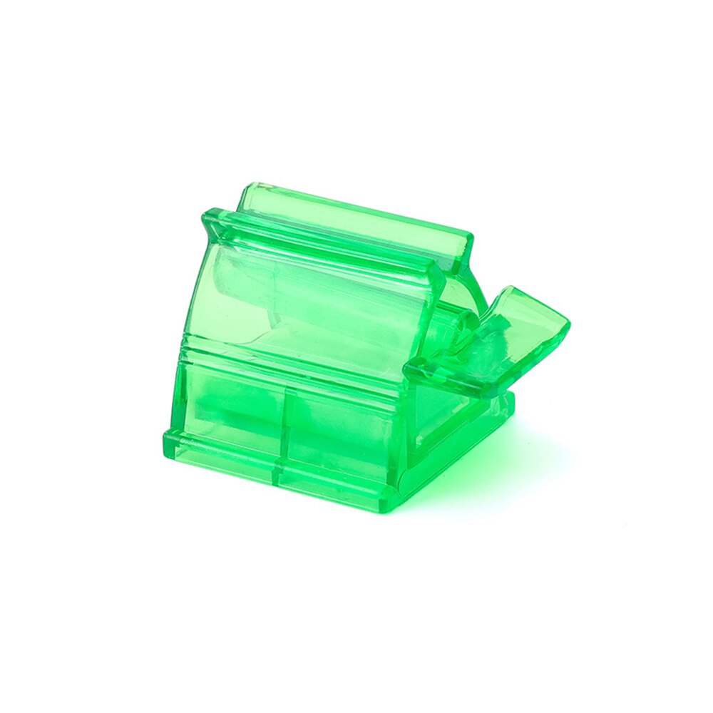 Multifunction Toothpaste Tube Squeezer Rolling Toothpaste Easy Portable Plastic Dispenser Bathroom Accessories Sets: Green