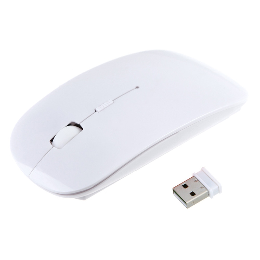 Ultra Slim 1600 DPI USB Optische Draadloze Muis 2.4G Ontvanger Office Thuisgebruik Muis voor Apple Mac PC laptop Muizen
