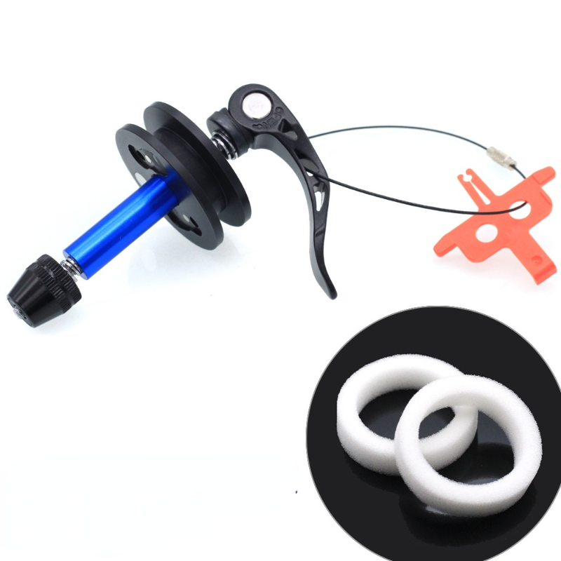 Bike Chain Clean Keeper Tool Quick Release Lever For Barrel 12mm Bucket Shaft Bicycle Chain Oil Tool Washing Holder: Quick release