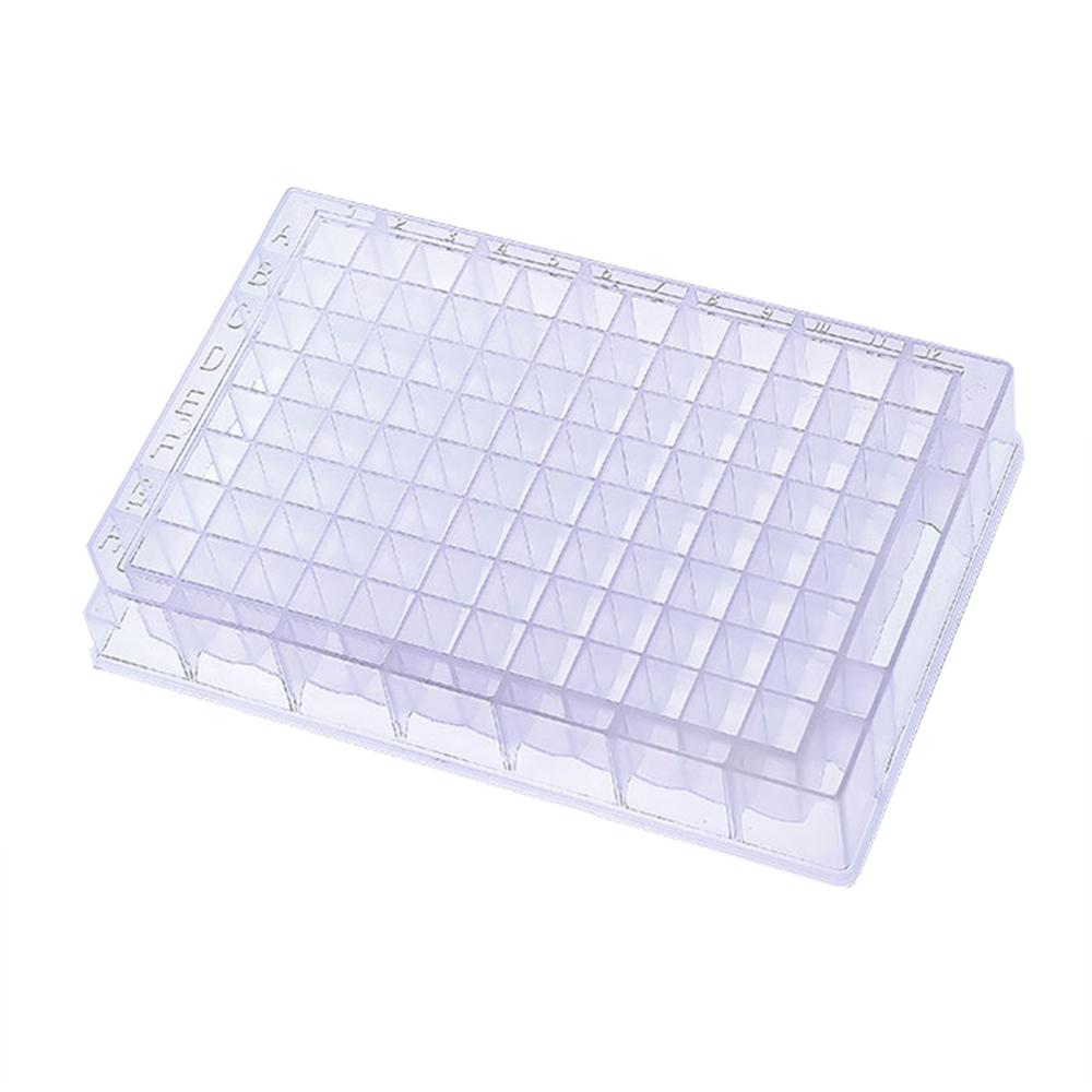 Deep Hole Plate Laboratory Supplies 96 Wells Sterile Sample Clear PP Plastic High Capacity Collect Store Bacteria Culture Plate