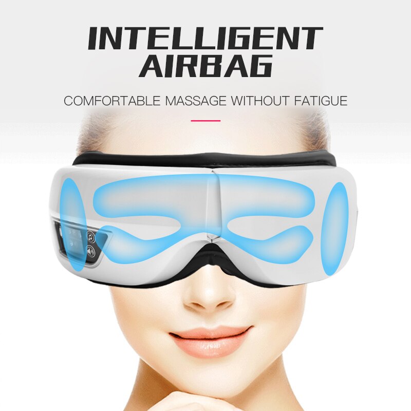 Eye Massager Vibration Electric Bluetooth-compatible Music Heating Eye Fatigue Relieve Tools Usb Eye Care Massage Device