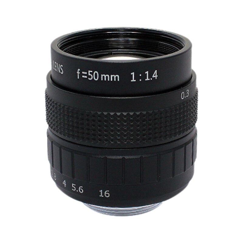 50mm 2/3 Manual Aperture Photographic Equipment Lens Industrial Lens Camera Accessories