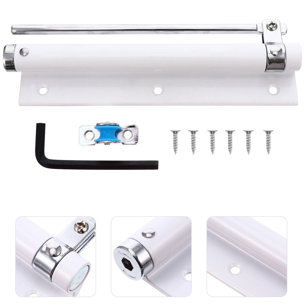 1pc Metal Screen Door Closer Automatic Door Closer Adjustable Closing Speeds