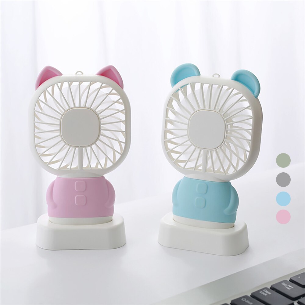 Handheld Mini Fan USB Foldable Handheld Desk Fan Portable Fan Aromatherapy Fans With LED Night Lamp Outdoor Travel Air Cooler