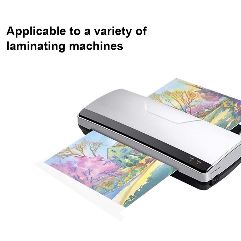 100 Pack 3 Mil Clear Glossy Thermal Laminating Pouches Lamination Sheet Laminator Pockets