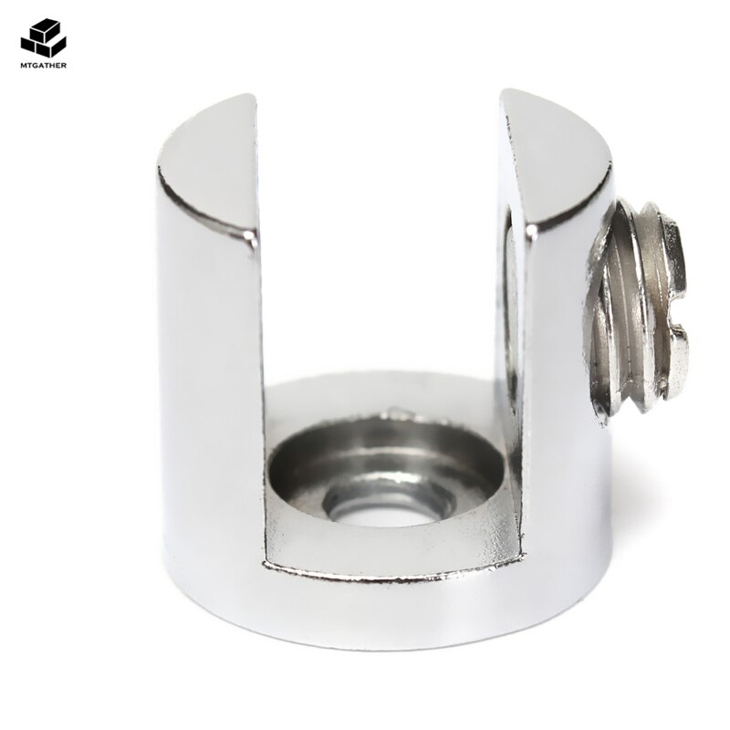 Mtgather 4 stk zinklegering lille glashylde stærk støtteklemmer beslag til glashylder 6 to 8mm tykke