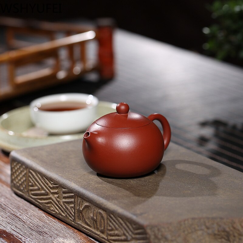 Yixing theepot paarse klei xishi theepot handgemaakte ketel tie guanyin zisha thee set dahongpao theewaar 188 bal gat filter 100ml