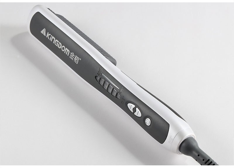 KINGDOM CARES KD-388 Electrical Hair Straightener Brush Styling Instant Quick Heating Salon Combs Curlers Hairstyling Straighter