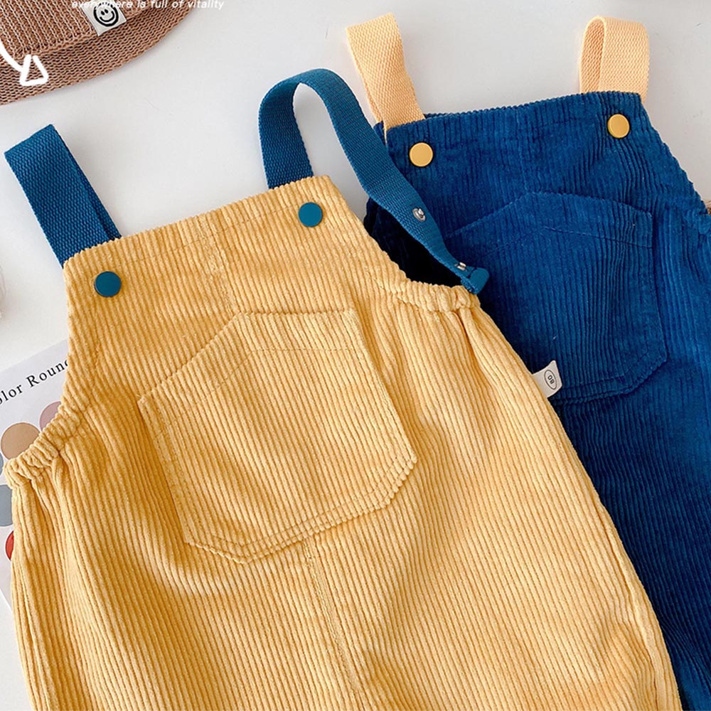 Peuter Jongen Overalls Effen Kleur Corduroy Lente Herfst Kids Broek Casual Kinderen Uitloper Kleding