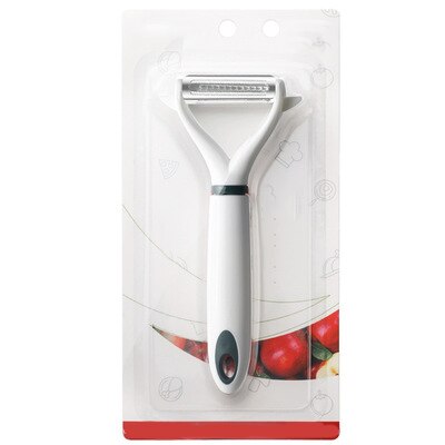 Wielofunkcyjna obieraczka robić warzyw ze stali nierdzewnej i Julienne nóż Julienne obieraczka marchewka ziemniaczana tarka robić kuchni: biały-zielony