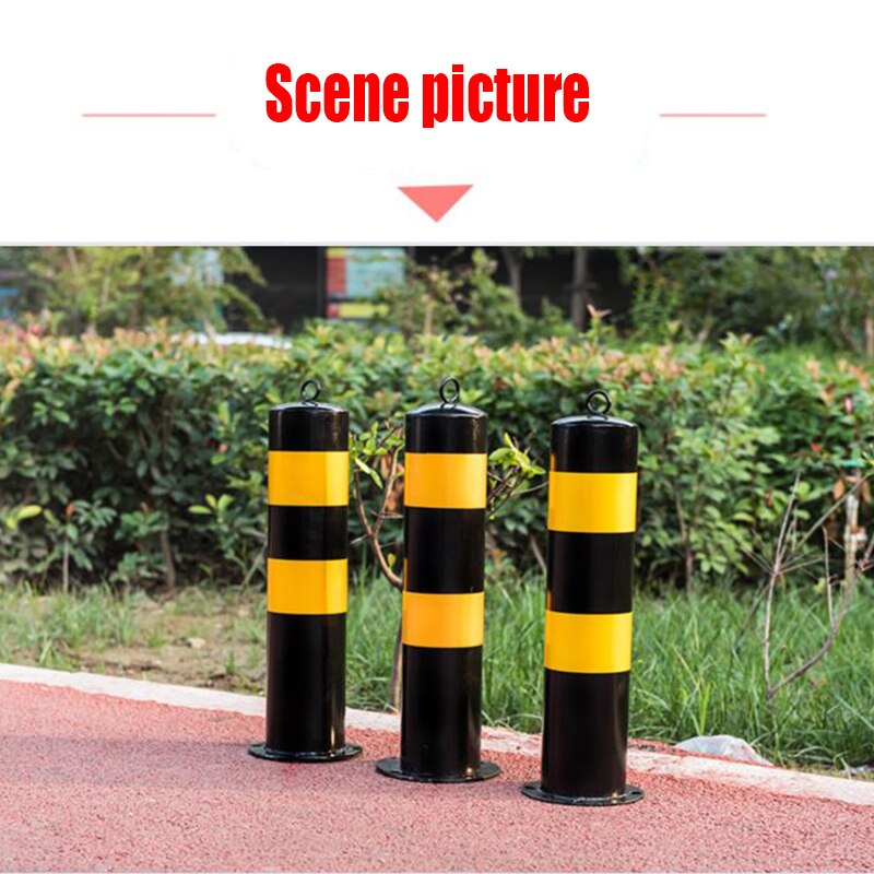 Stable traffic road column parking lot steel traffic safety facilities supply outdoor movable reflective warning demarcation pil