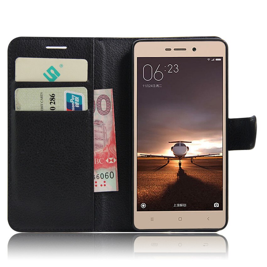Funda para Xiaomi redmi 3 S, funda para Redmi 3 pro 3 S, funda de piel con tapa de para Xiaomi Redmi 3pro, Funda tipo libro con soporte