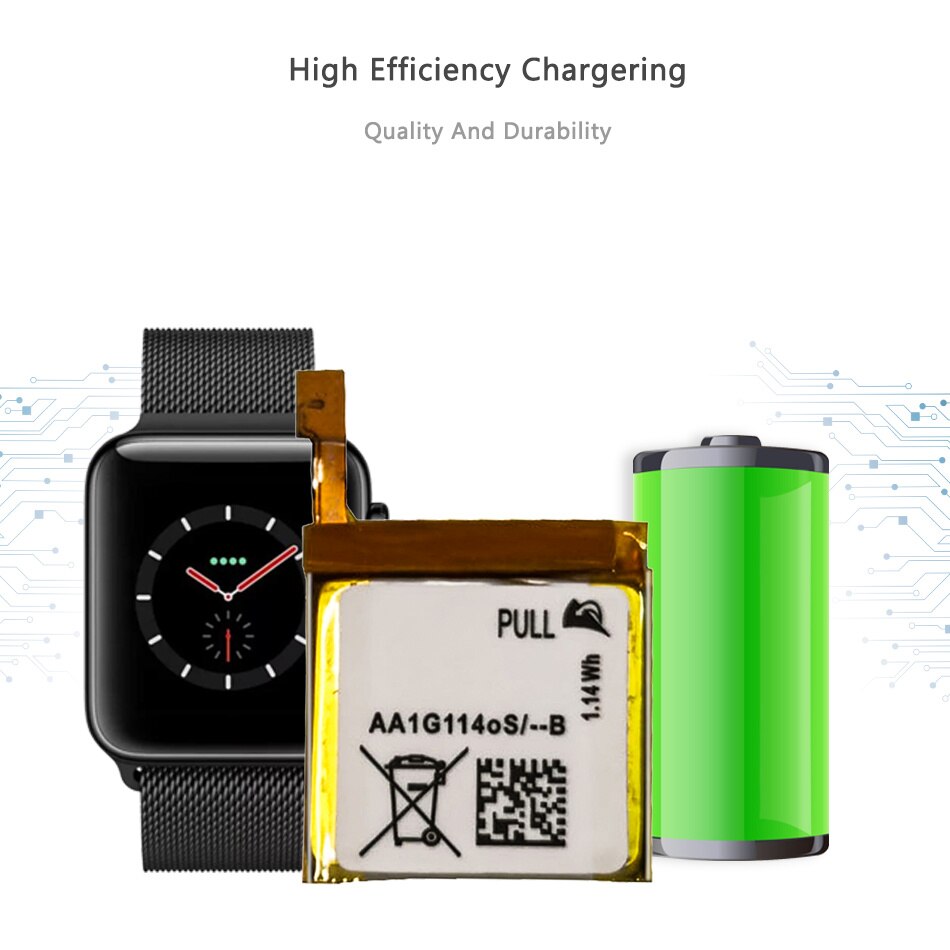 Ersatzbatterie für ticwatch 2 2nd ticwatch 2 we11056 für ticwatch 1 ticwatch 1 46mm für ticwatche für ticwatches bateira