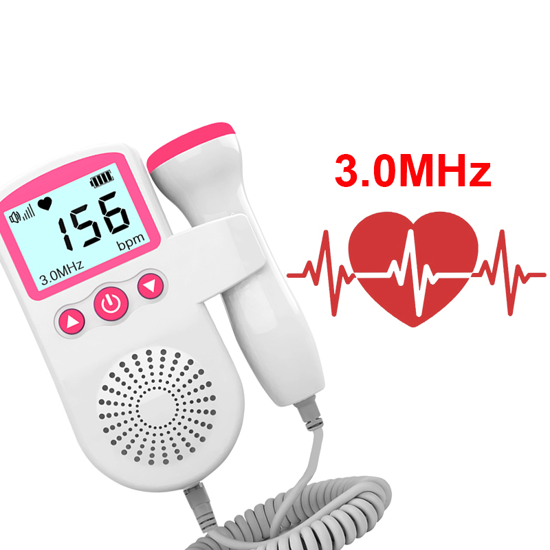 Baby Doppler Draagbare Foetale Doppler Ultrasound Doppler Foetale Bebe Sound Monitor Foetus Detector Sonar Doppler Baby Voor Zwangere