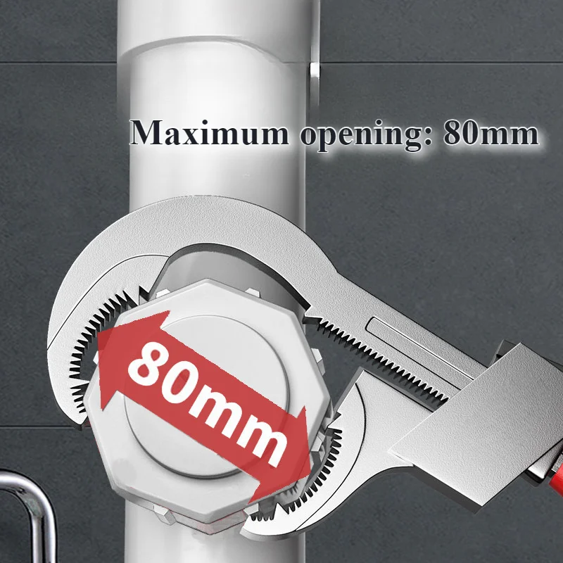 Clé universelle réglable à Double extrémité 4 en 1, clé de robinet multifonctionnelle pour salle de bain et plus encore