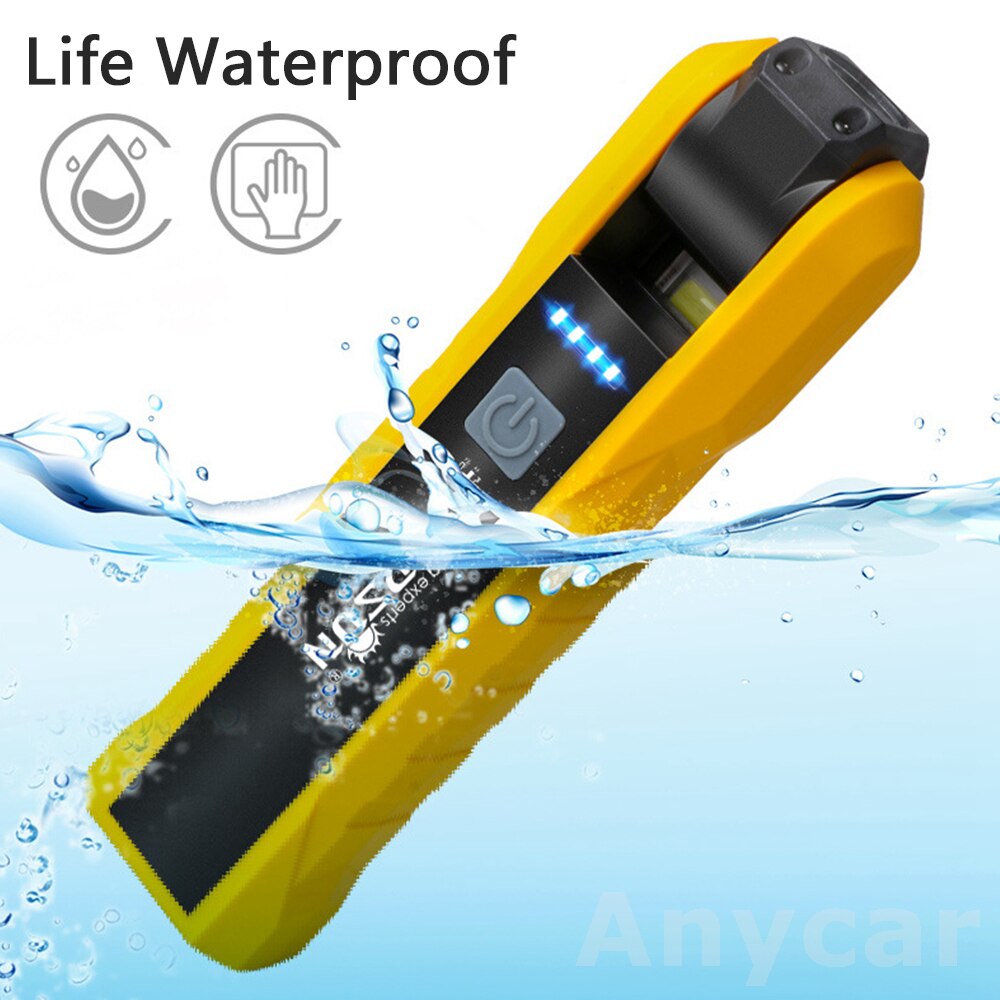 Led Work Light Portable COB Worklight Lamp Work Lamp Werklamp Flashlight XPE Working Light Searchlight USB Rechargeable 10W