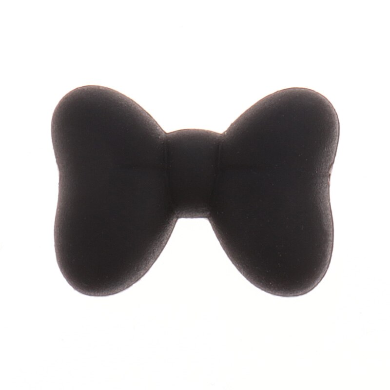 Anneau de dentition en Silicone à nœuds | Perles pour bébé, bricolage, perle d'infirmière, bijoux Chewable Silicone bébé, perles de dentition: 836black