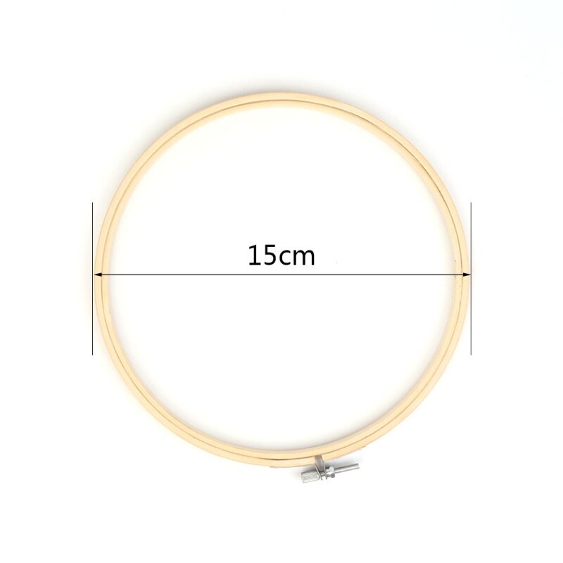 Anneau de broderie en bois de bambou 13-34cm, Machine à broder les points de croix, cerceau, couture artisanale, bricolage