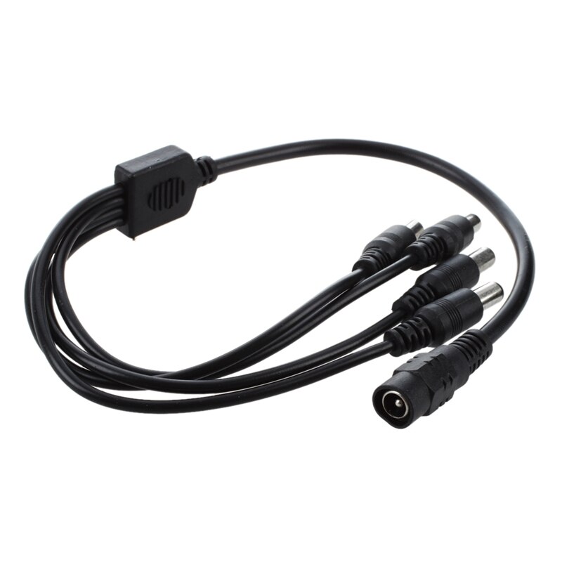 2x 1 to port 4 dc splitter-adapterkabel 4- überwachungskameras