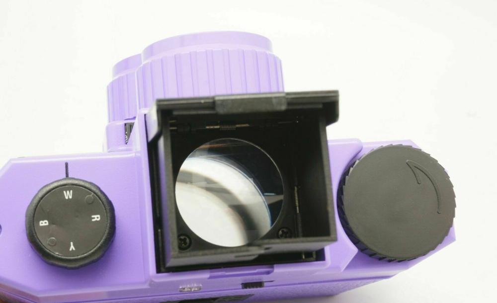 Nouvelle caméra HOLGA double objectif Reflex 120 GTLR/120 GTLR caméra Film violet
