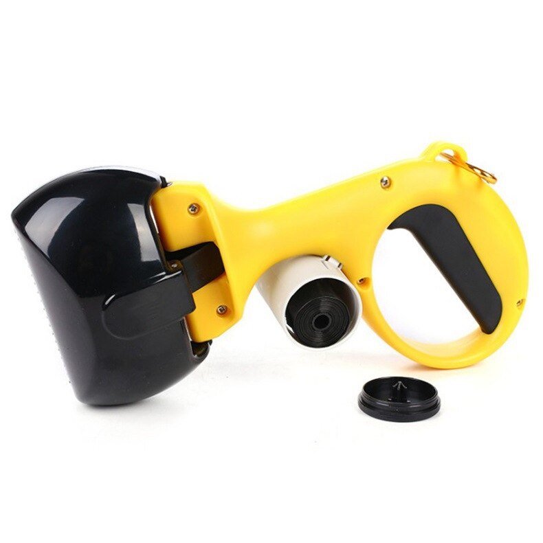 LVTUBANLV Pooper Schaufel für Hund Mittel Kleine Haustier Kacke Abfall wählen hoch Gestell Poo Abfall Entfernung robust Langlebig Nicht Zerbrechliche Pflücker: Schwarz-klein