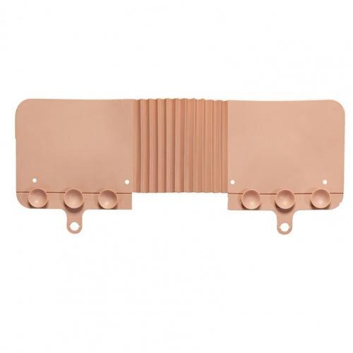 1 Pcs Portable Basin Sink Water Splash Guard Kitchen Bathroom Splashproof Baffle Board Kitchen Washing Tools Supplies: Pink