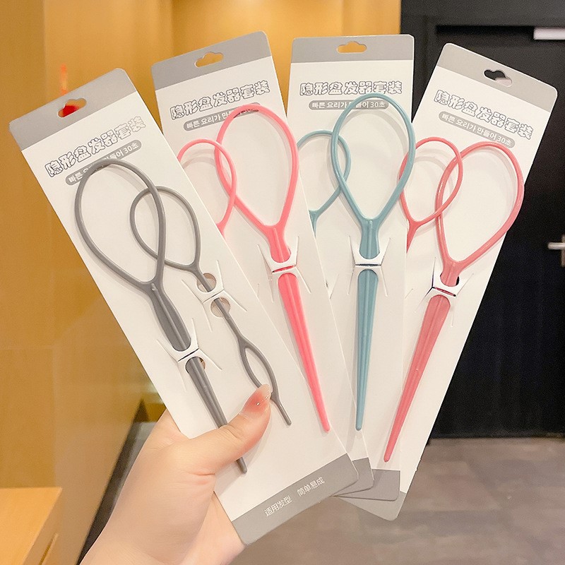 1 Juego de cola de caballo trenzada de pelo de cola de caballo, herramientas de estilismo para el cabello, herramienta de estilismo para tipos de cabello Normal