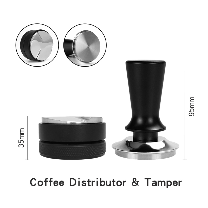 Coffee Tamper 57mm 57.5mm Constant Pressure Elasticity Distributor Tools For Lelit Anna Barista Espresso Machine Accessories