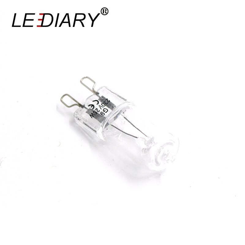 Zmishibo 100 st/lot halogen  g9 glödlampor led glödlampa 25/40/50w 110v/220v 2800k varmvit klar halogen  g9 lampa ljuskrona användning