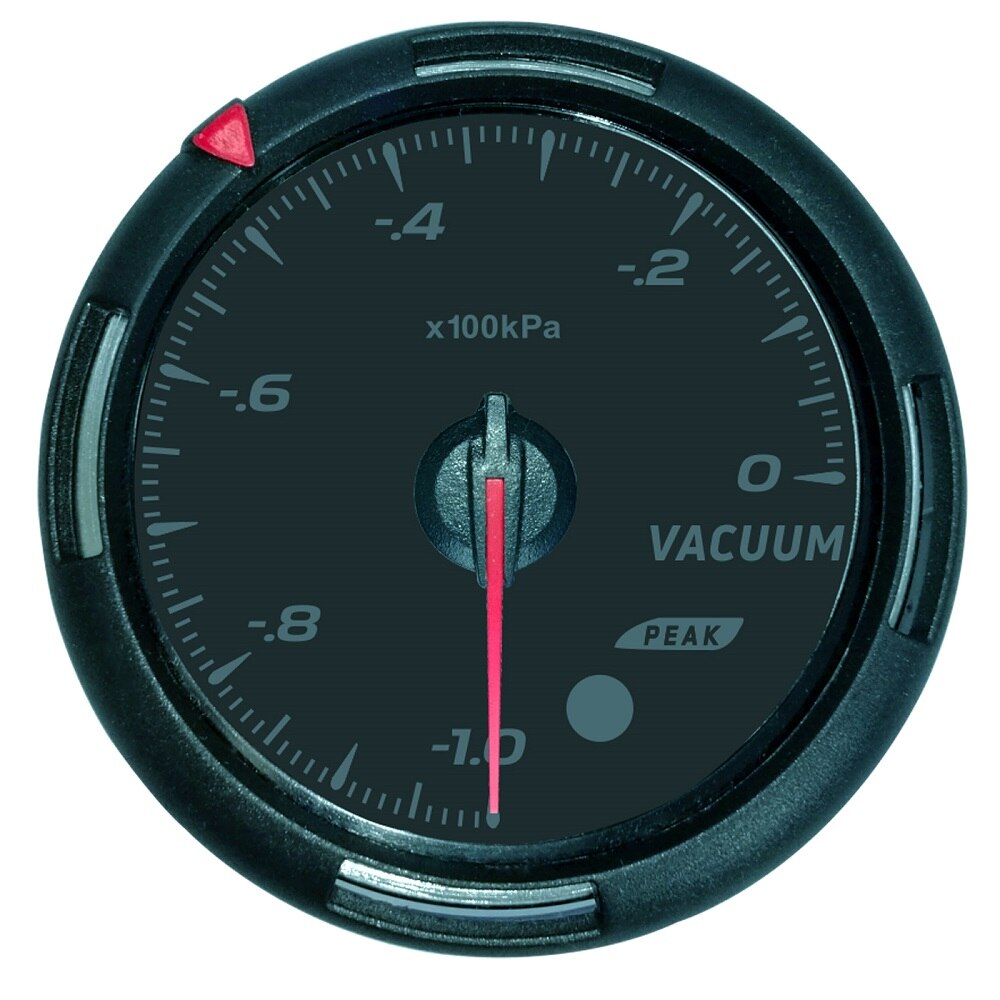 Medidor de presión Turbo para coche, tacómetro de 60mm, temperatura del agua, presión de aceite, Rpm, 64 colores: Vacuum Gauge