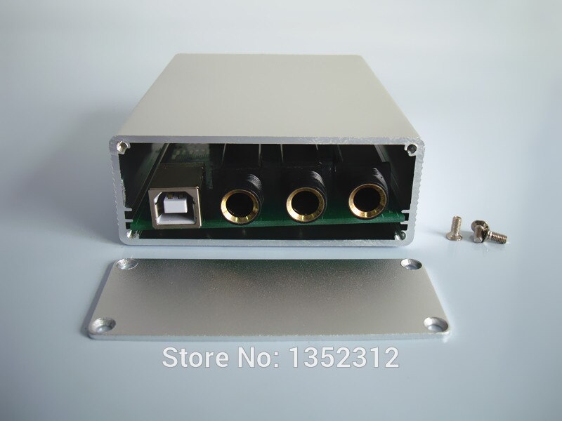 One pcs 74*29*100mm aluminum box for electronic project electrical power case DIY junction control switch outlet meter case