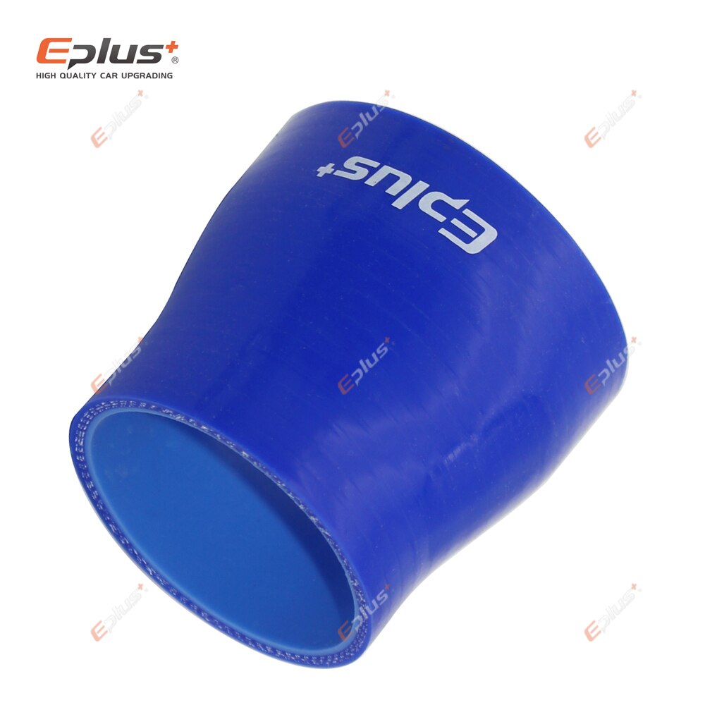 EPLUS Universele siliconen slangslang Recht Groot tot klein connector Auto-intercooler Turbo-inlaatpijpkoppeling Blauw Multi-formaat