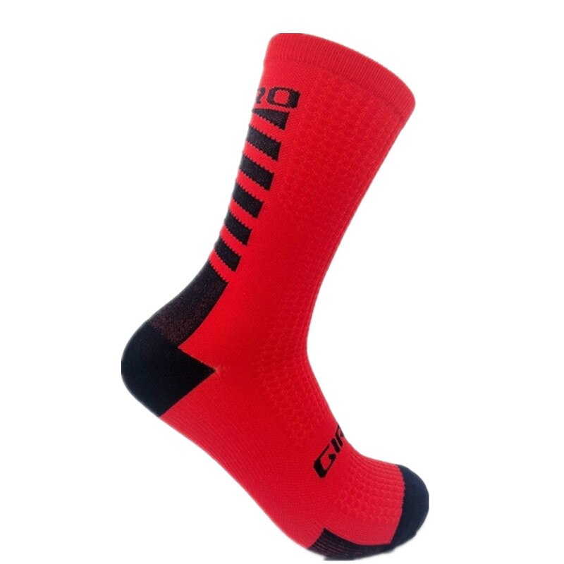 Gir cycling socks compression socks men and women soccer socks Sports basketball socks 14 Color: New red